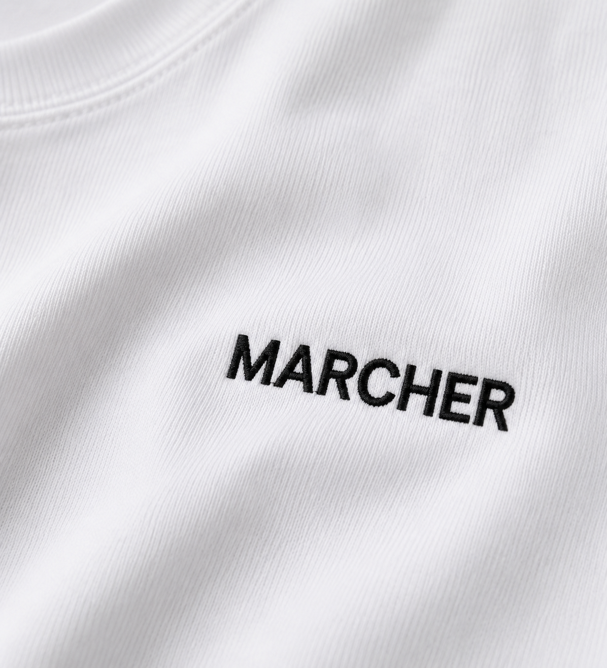 Marcher Kadın Basic Oversize Tişört - Beyaz ürün görseli 4