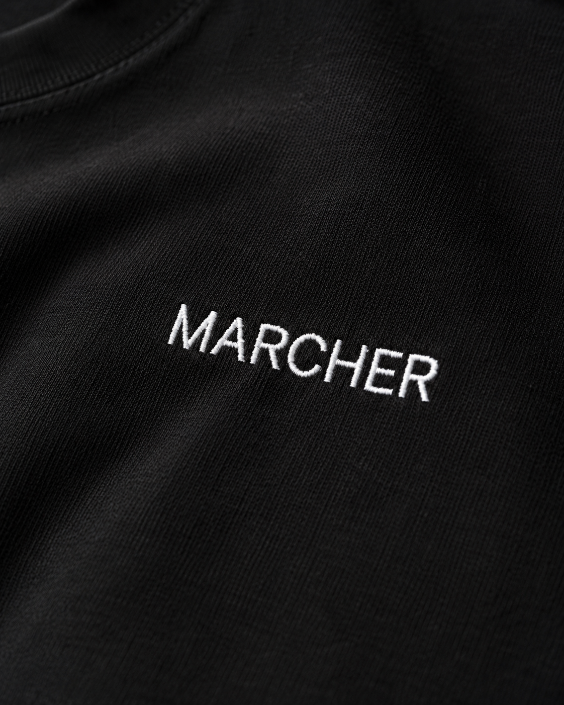 Marcher Erkek Basic Oversize Tişört - Siyah ürün görseli 4