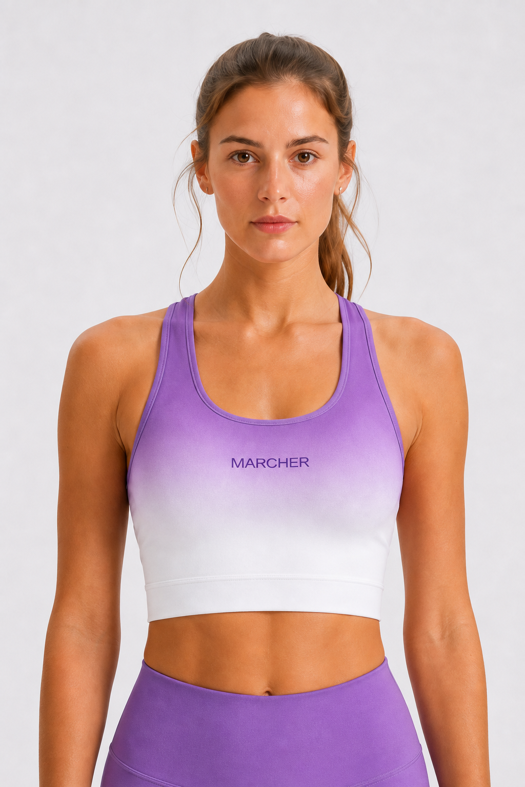 Marcher Collection Ube Crop Top