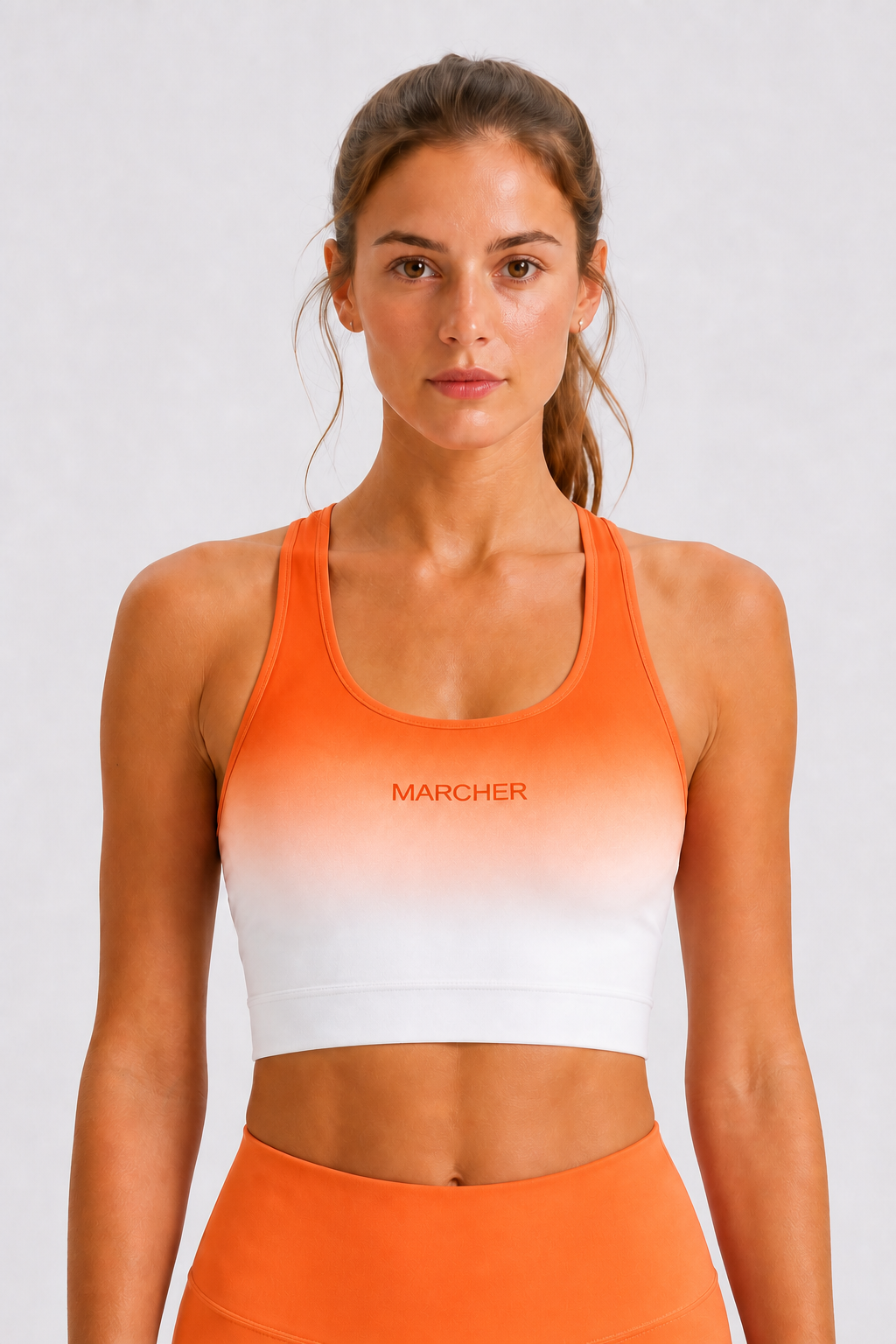 Matcha Collection Mango Crop Top